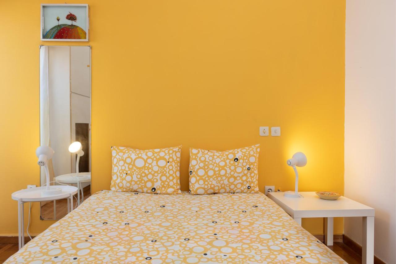 So Athens - Charming 1Bd Flat, Large Terrace, Acropolis View Apartment Bagian luar foto