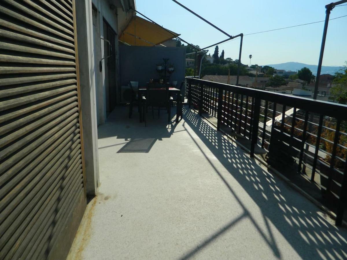 So Athens - Charming 1Bd Flat, Large Terrace, Acropolis View Apartment Bagian luar foto